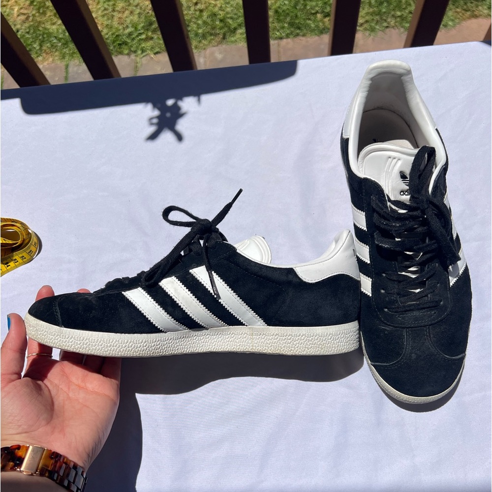 Adidas Gazelle Black and White